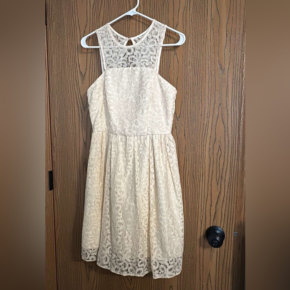 Creamy ivory lace dress (size 4) from The Limited